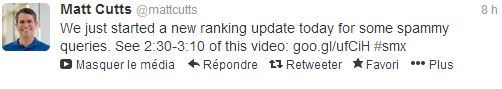 Google lance une mise à jour pour cibler les requêtes "spam"