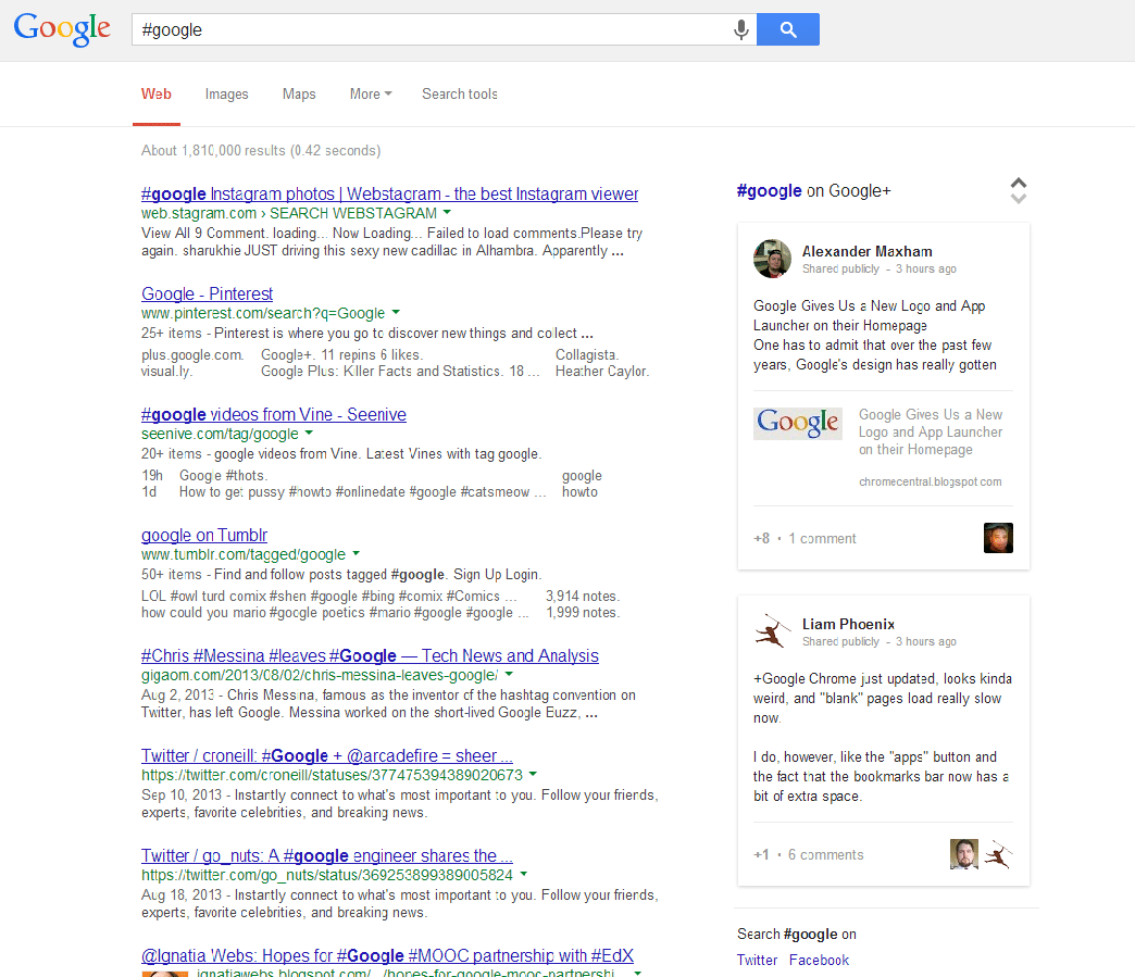 google-recherche-hashtag