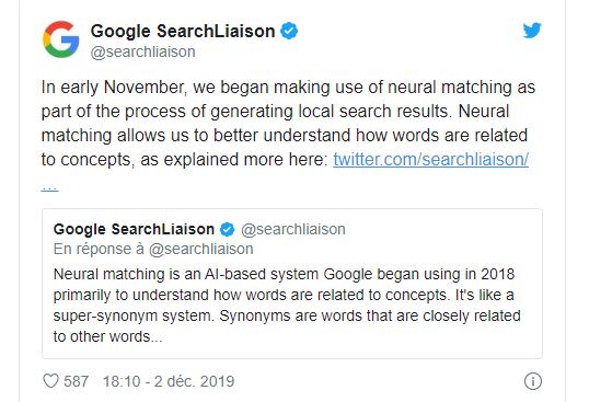 November 2019 Local Search - Explications de la mise à jour de novembre 2019 par Referenceur