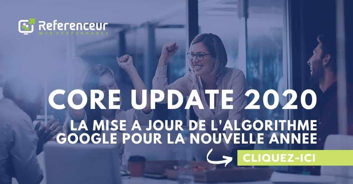 Mise à jour de janvier 2020 de l'algorithme Google